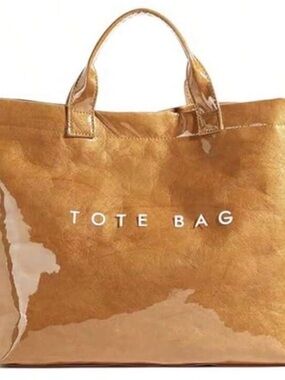 Tote Bag Women’s Metallic Gold Tote Bag